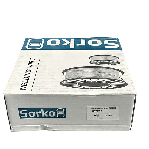 Alambre Solido Sorko ER-70S-6 1.2mm caja 15Kg