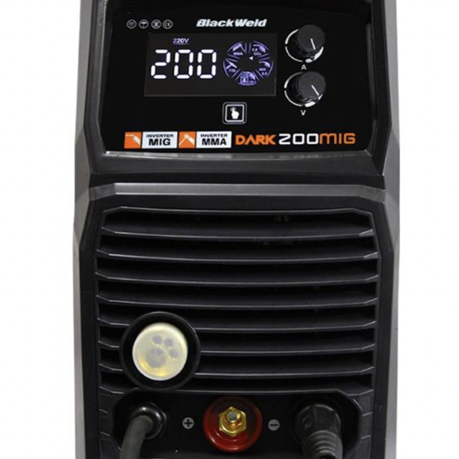 MÁQUINA DE SOLDAR DARK-200 MIG/MMA 200 AMP 220V BLACKWELD 1