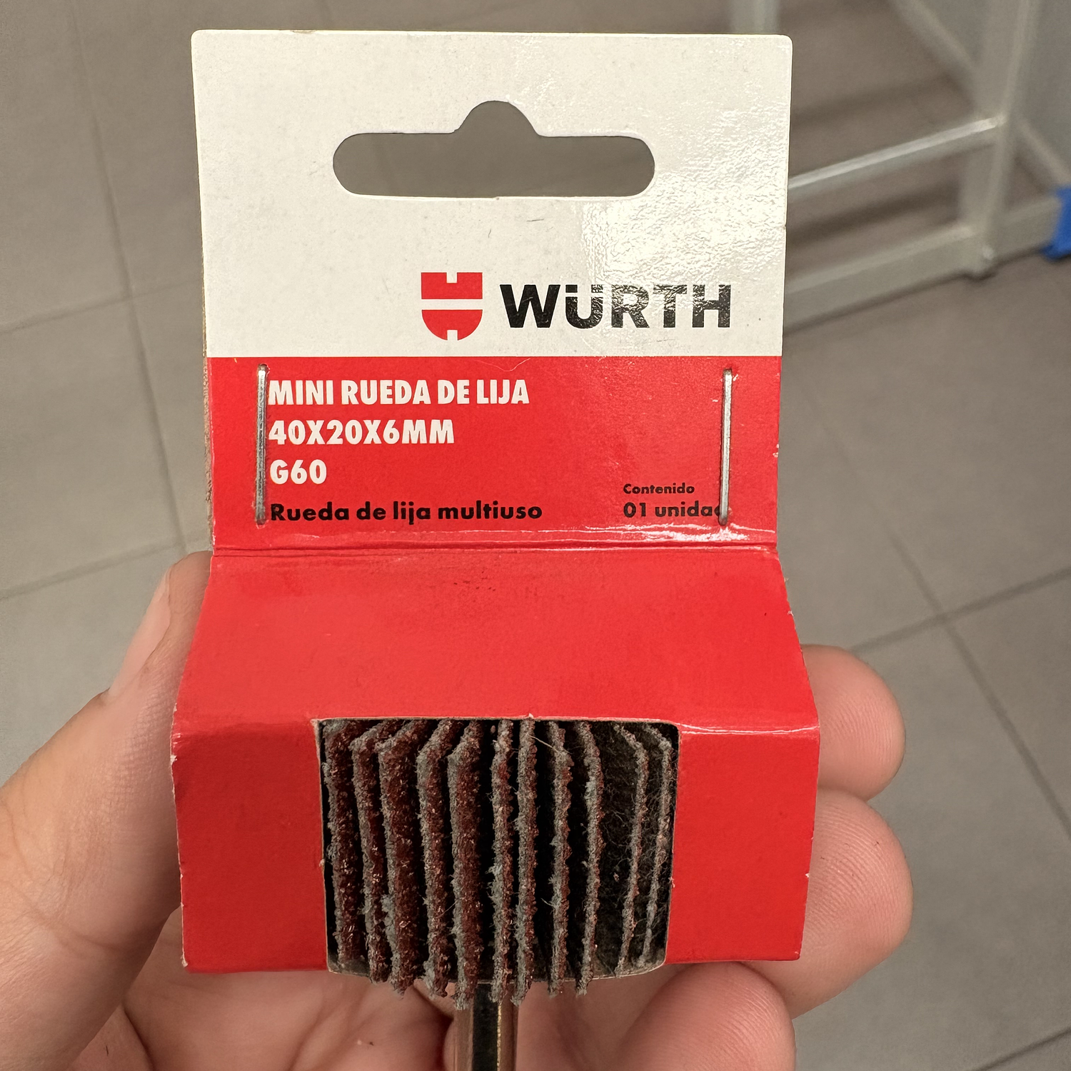 Mini rueda lija Marca Wurth
