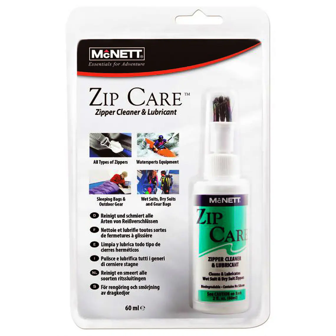Lubrificante McNett Zipper Cleaner + Lubricant 1