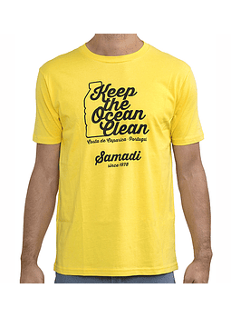 T-Shirt Mens Samadi Keep the Ocean Clean