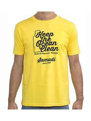 T-Shirt Mens Samadi Keep the Ocean Clean