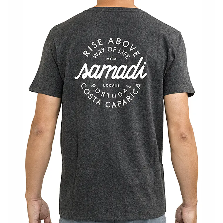 T-Shirt Mens Samadi Set on Sunset Organic 1