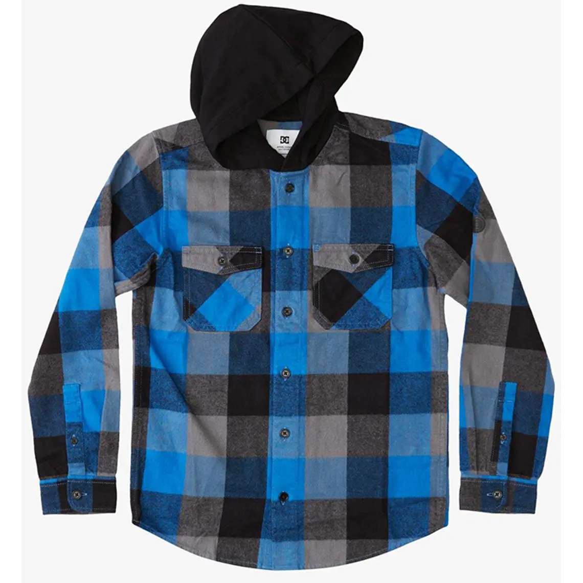 Camisa M/Comprida DC Kids Ruckus Hooded Flannel Boy 1