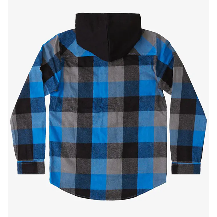Camisa M/Comprida DC Kids Ruckus Hooded Flannel Boy 2