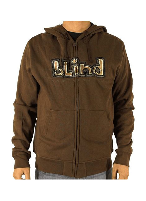 Sweatshirt c/Capuz e Zip Blind Logo