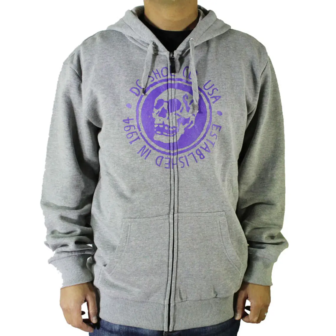 Sweatshirt c/Capuz e Zip DC Janky 1