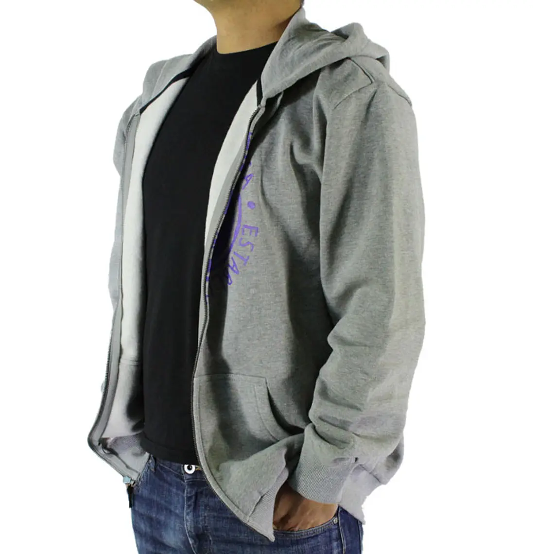 Sweatshirt c/Capuz e Zip DC Janky 2
