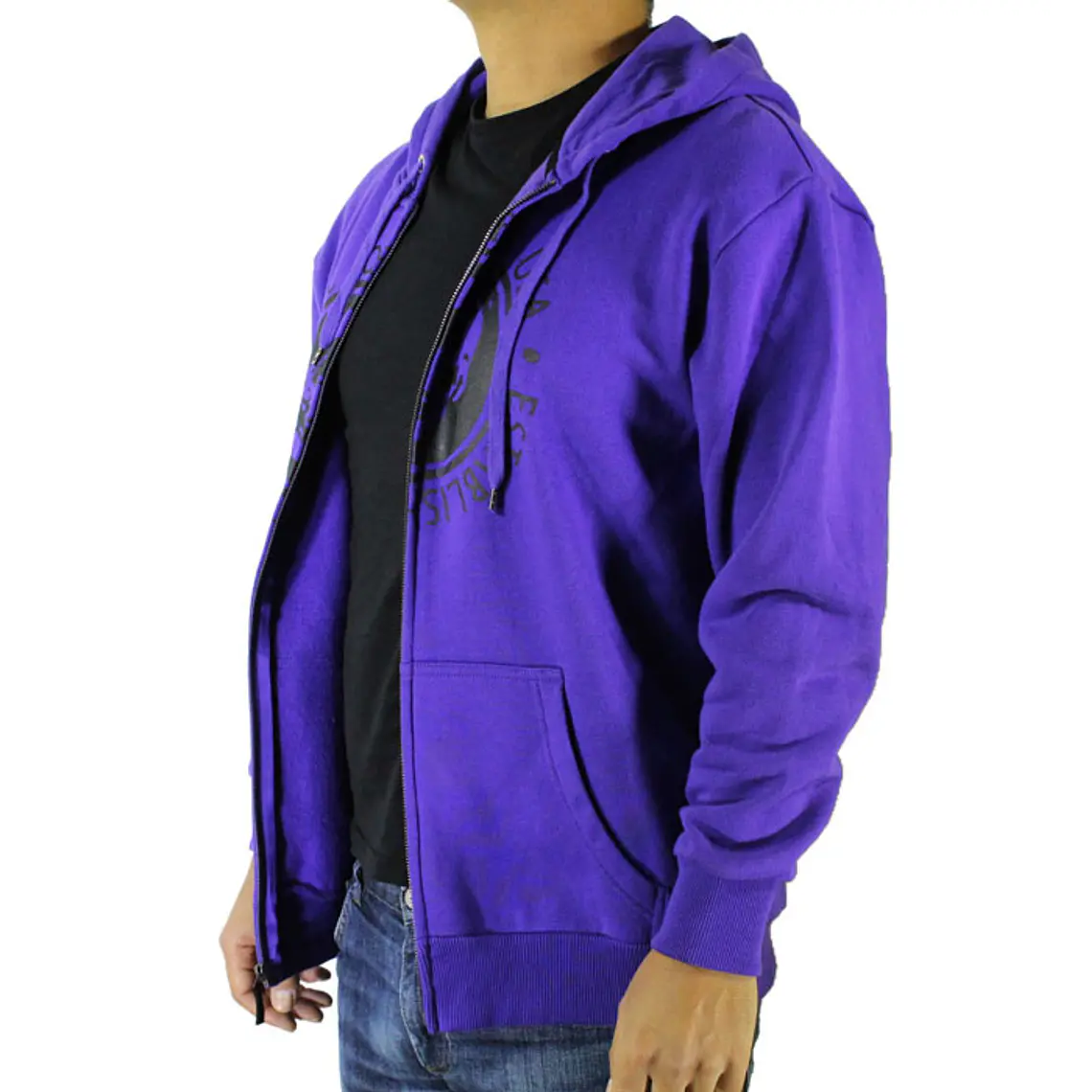 Sweatshirt c/Capuz e Zip DC Janky 2