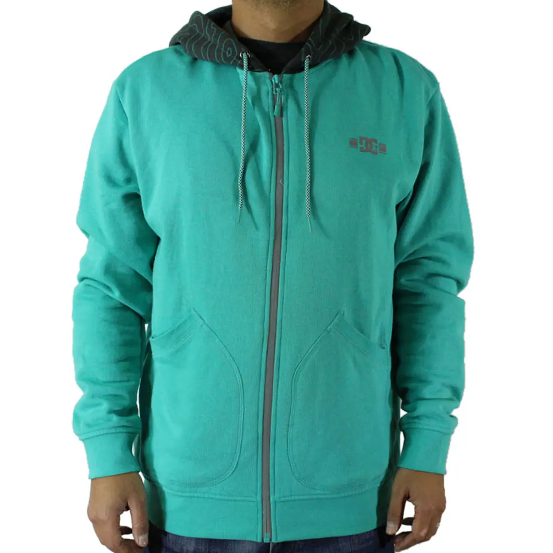 Sweatshirt c/Capuz e Zip DC Rd Topo Map 1