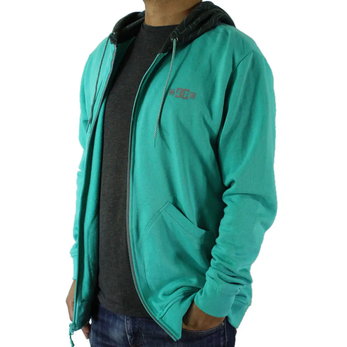 Sweatshirt c/Capuz e Zip DC Rd Topo Map 2
