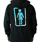 Sweatshirt c/Capuz e Zip Girl Skateboards Big Logo Back - Thumbnail 2