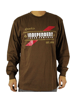 Long Sleeve Independent Red Stripe