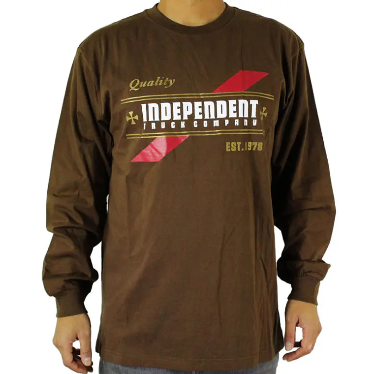 Long Sleeve Independent Red Stripe 1