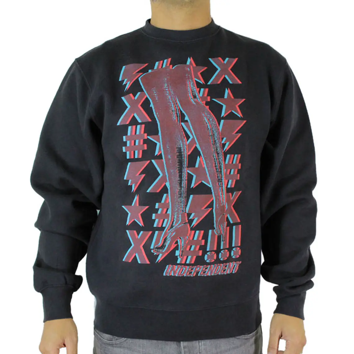 Sweatshirt básica Independent Legs (Slim Fit) 1