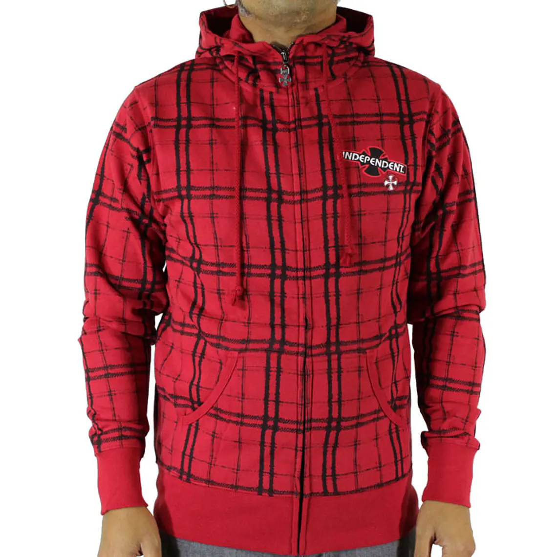 Sweatshirt c/Capuz e Zip Independent Patchers 1