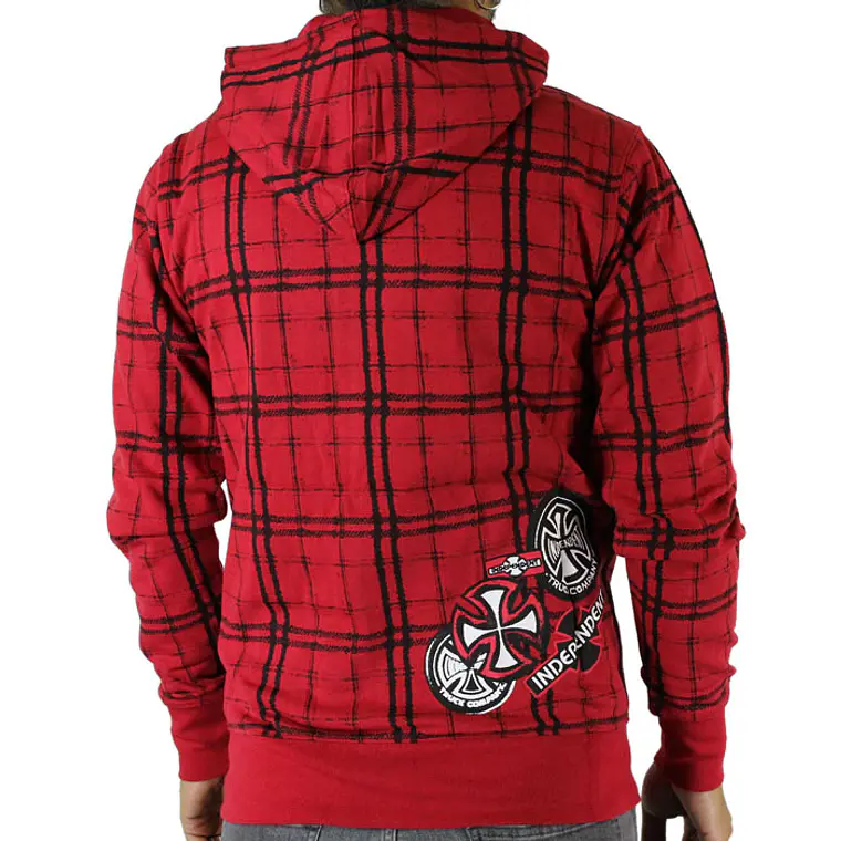 Sweatshirt c/Capuz e Zip Independent Patchers 2