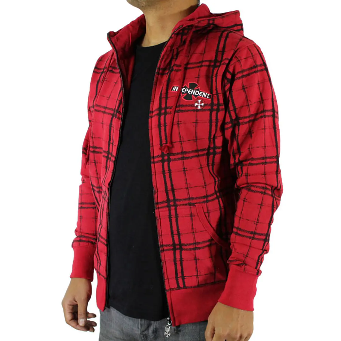 Sweatshirt c/Capuz e Zip Independent Patchers 3