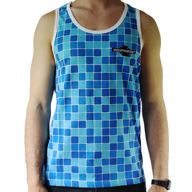T-Shirt Alças Independent Pool Tiles 1
