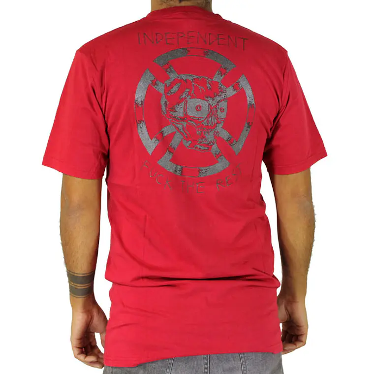 T-Shirt Independent Neck Face Cross 2