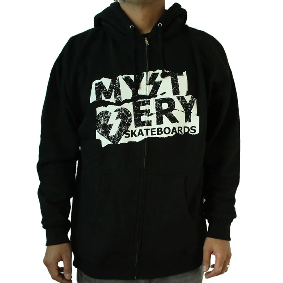 Sweatshirt c/Capuz e Zip Mystery Skateboards 1