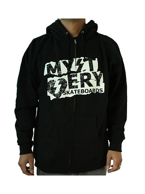 Sweatshirt c/Capuz e Zip Mystery Skateboards