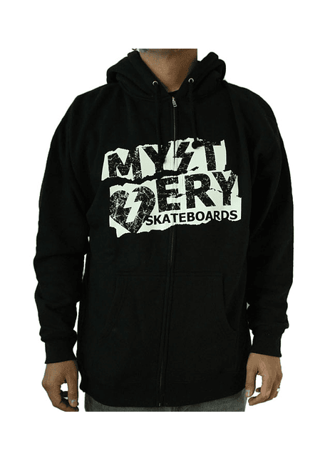 Sweatshirt c/Capuz e Zip Mystery Skateboards