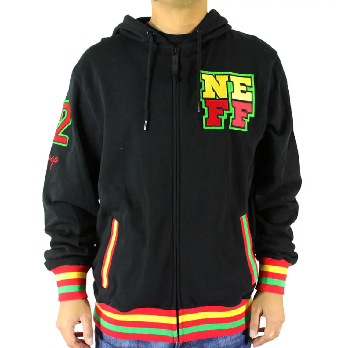 Sweatshirt c/Capuz e Zip Neff Swonoop Fizzle 1