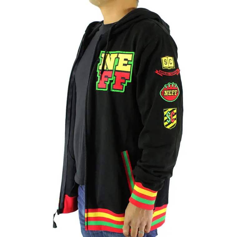 Sweatshirt c/Capuz e Zip Neff Swonoop Fizzle 3