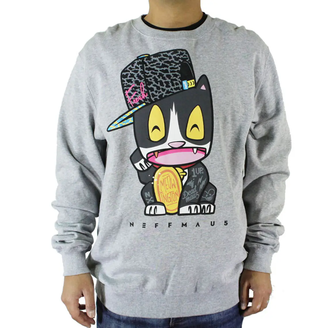 Sweatshirt básica Neff Crew Neffmau5 Meow 1