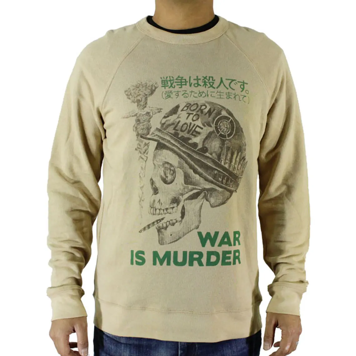 Sweatshirt básica Obey War is Murder 1