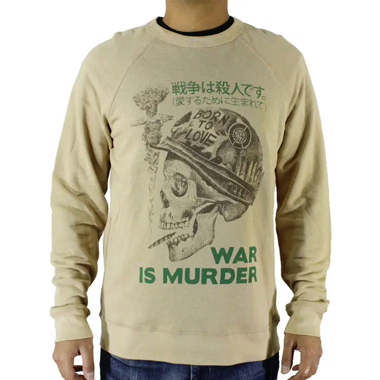 Sweatshirt básica Obey War is Murder 1