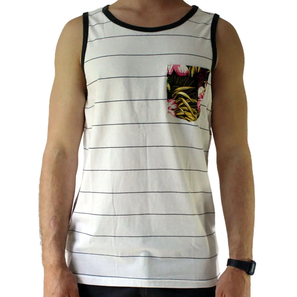 T-Shirt Alças Reef Stripe Plus 1