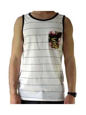 T-Shirt Alças Reef Stripe Plus