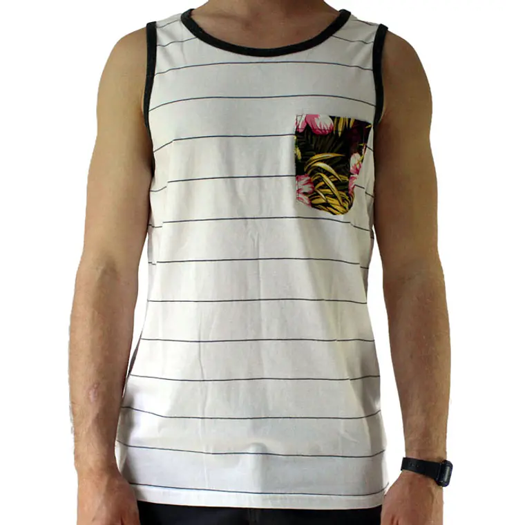 T-Shirt Alças Reef Stripe Plus 1