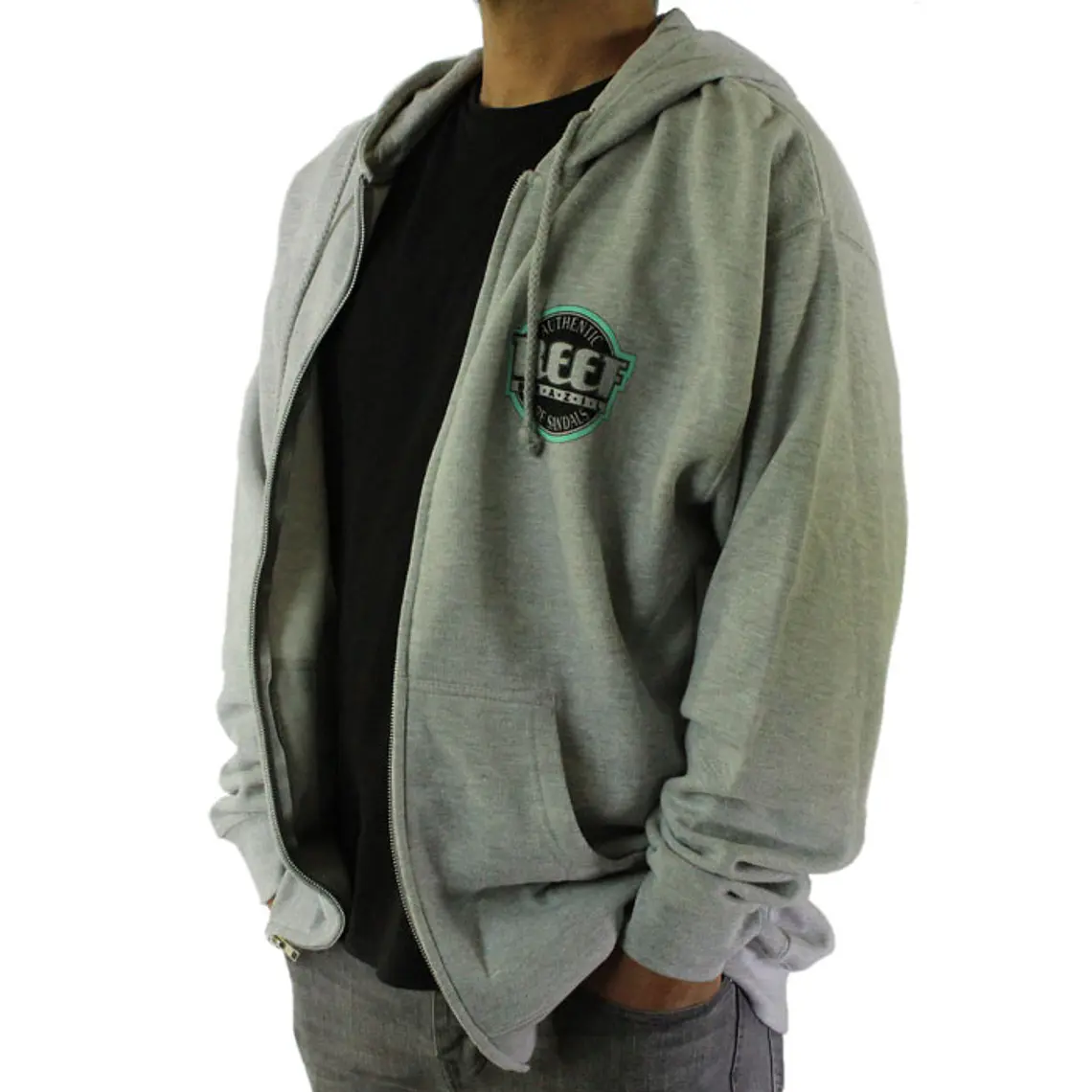 Sweatshirt c/Capuz e Zip REEF Mens  Runner 2