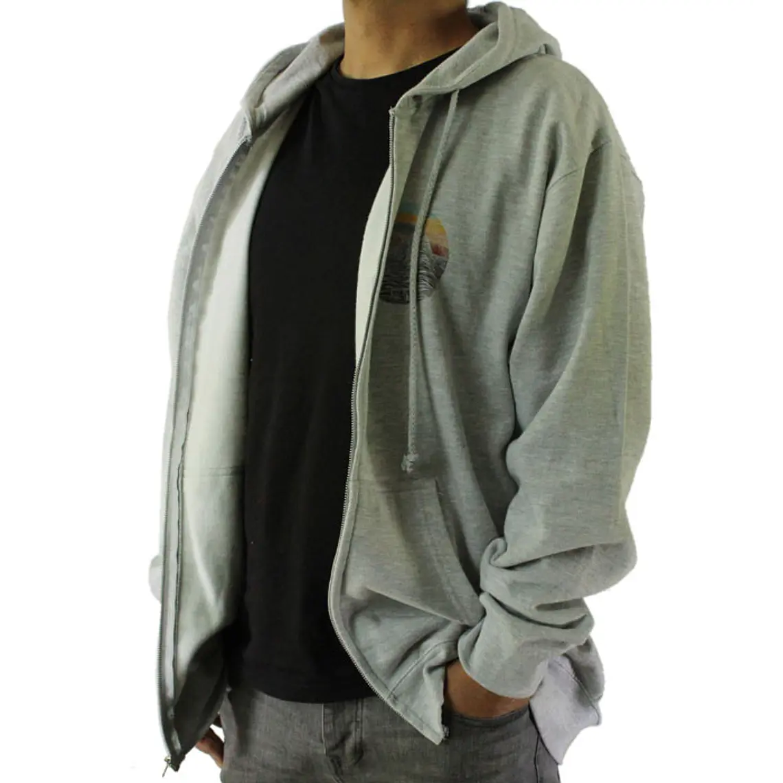 Sweatshirt c/Capuz e Zip Reef Mens Reef Wave 2