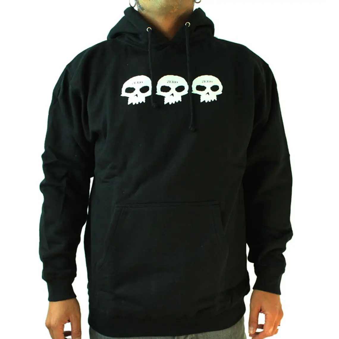 Sweatshirt c/Capuz Zero 3 Skulls 1