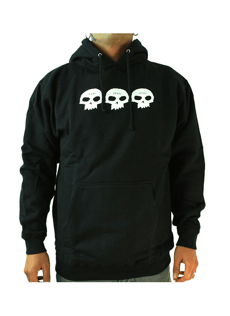 Sweatshirt c/Capuz Zero 3 Skulls