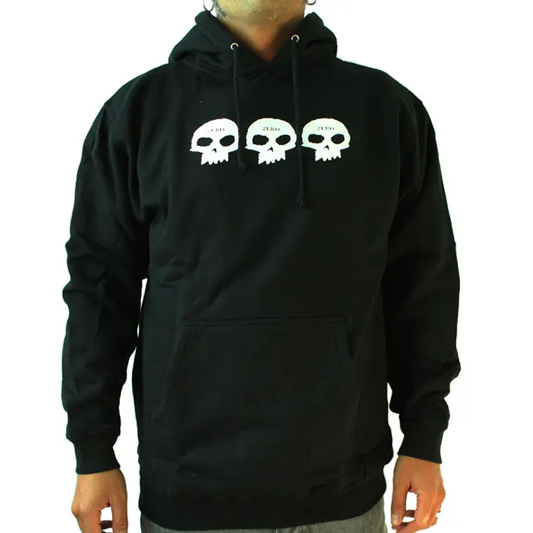 Sweatshirt c/Capuz Zero 3 Skulls 1