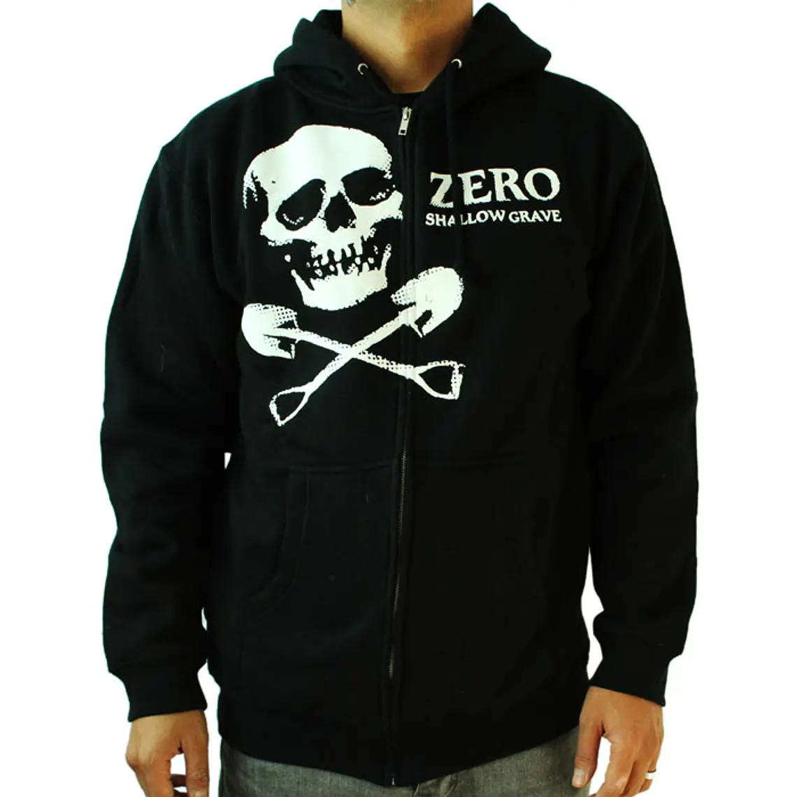 Sweatshirt c/Capuz e Zip Zero Shallow Grave 1