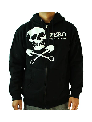Sweatshirt c/Capuz e Zip Zero Shallow Grave