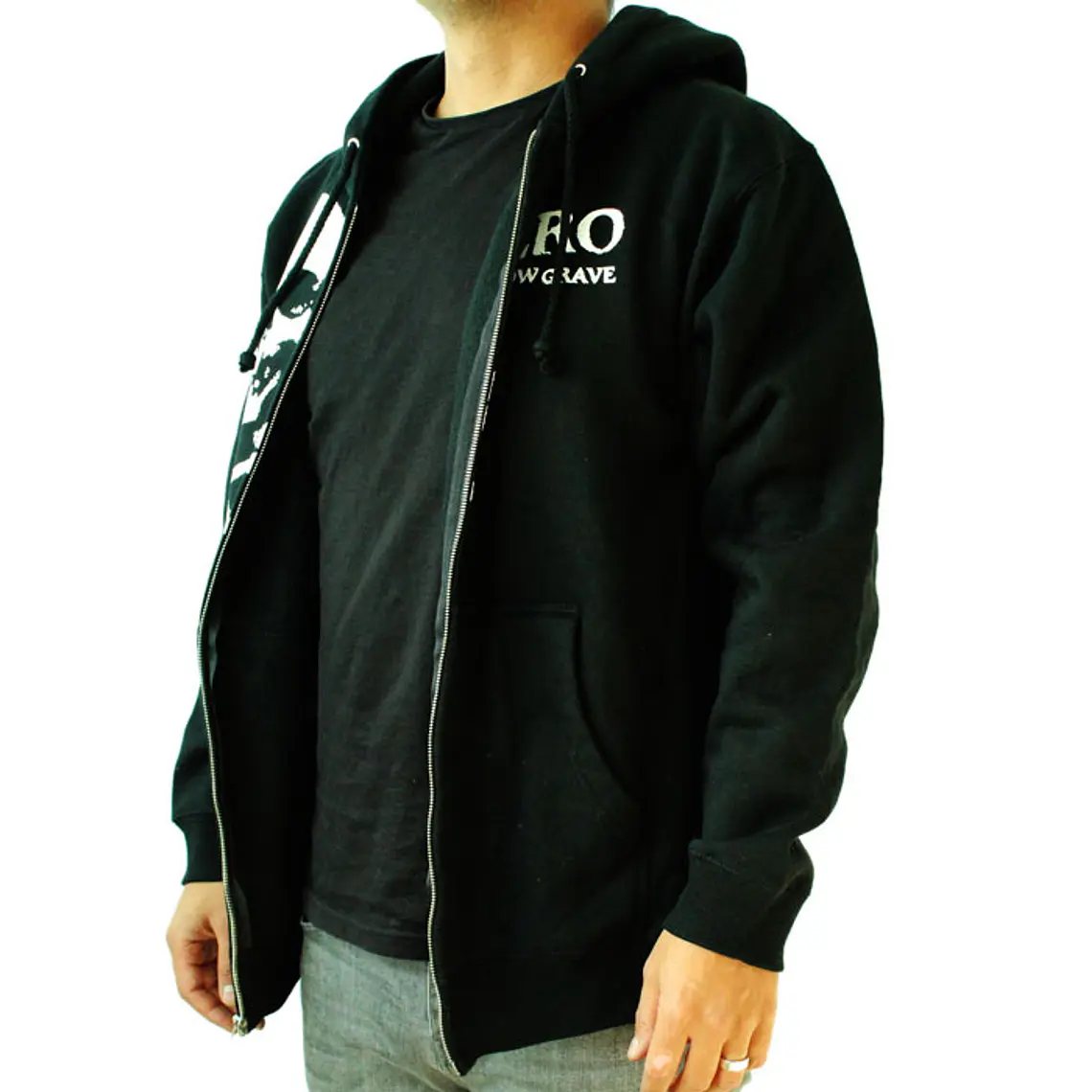 Sweatshirt c/Capuz e Zip Zero Shallow Grave 2