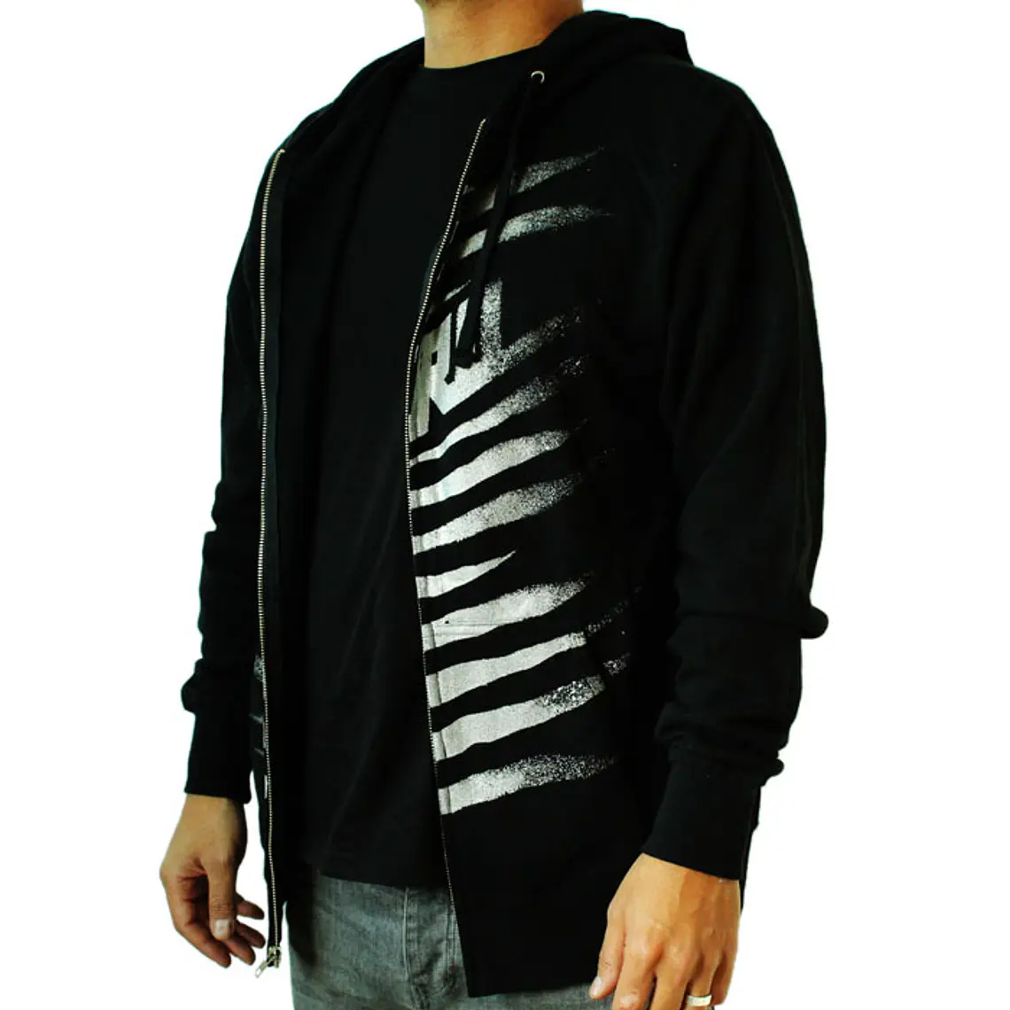 Sweatshirt c/Capuz e Zip Zero Zebra 2