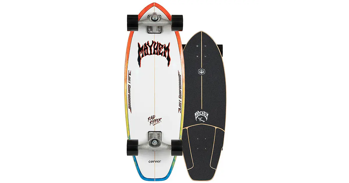Surf Skate Carver Lost Rad Ripper 31 x 10.5