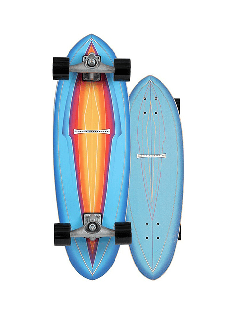 Surf Skate Carver Blue Haze 31" X 9.875"