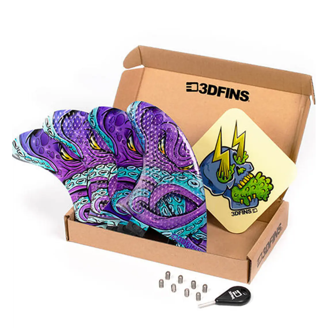 Quilhas 3D Fins Gohard Thruster Fc1 3