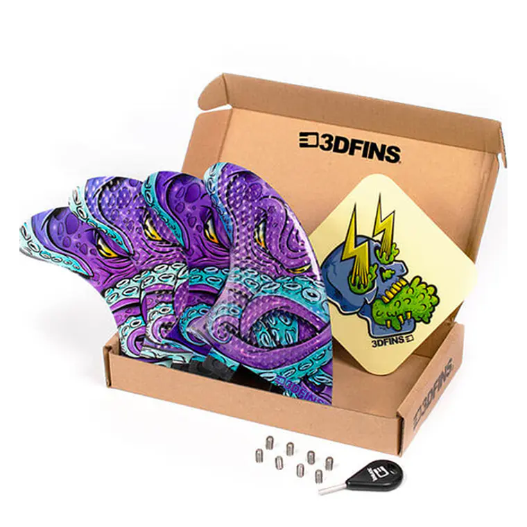 Quilhas 3D Fins Gohard Thruster Fc1 3