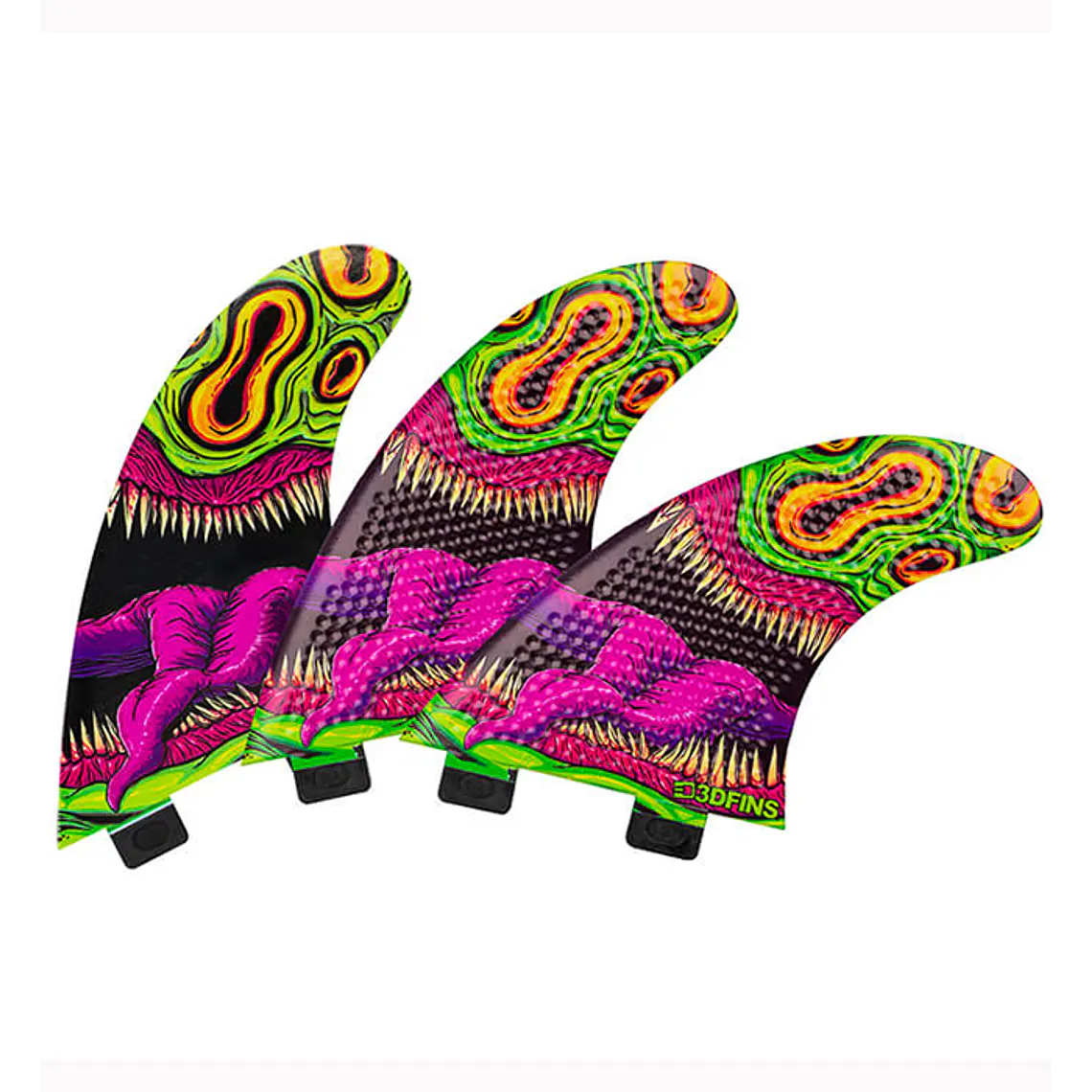 Quilhas 3D Fins Gohard Thruster Fc1 1