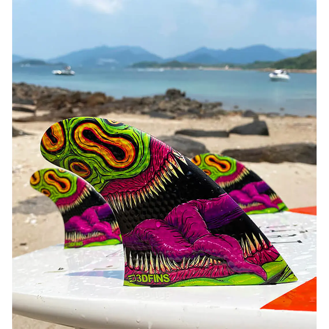 Quilhas 3D Fins Gohard Thruster Fc1 2
